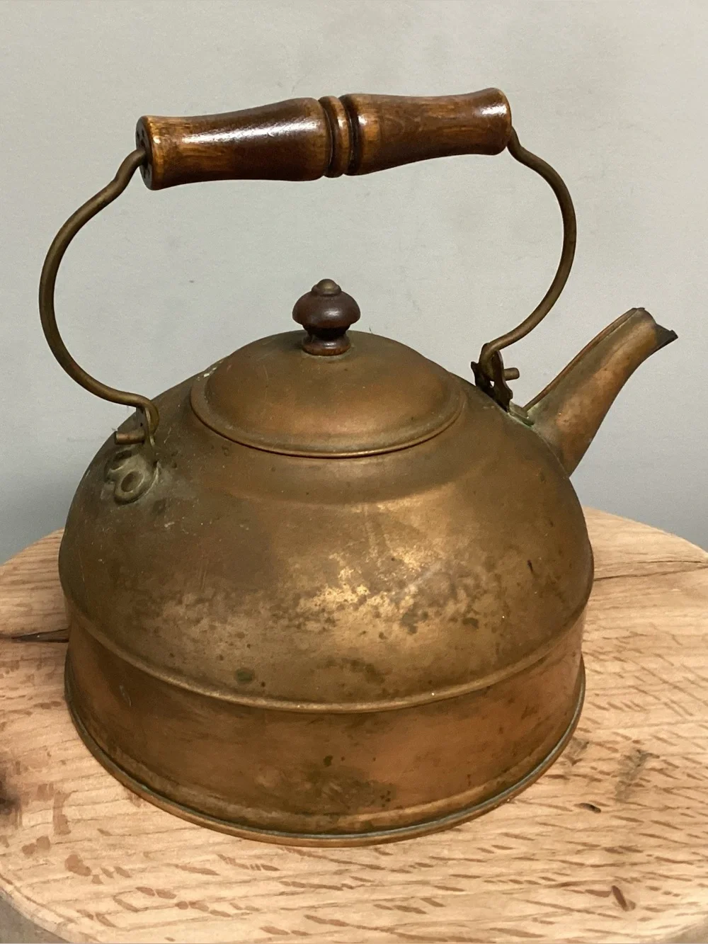🟠 Vintage - Paul Revere Copper Crafted Tea Pot - Tea Kettle - Rome NY - Unique